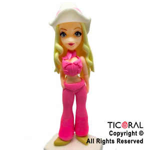 ADORNO BARBIE VAQUERA PORCELANA FRIA G x 1